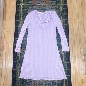 Wisteria long sleeve t-shirt dress